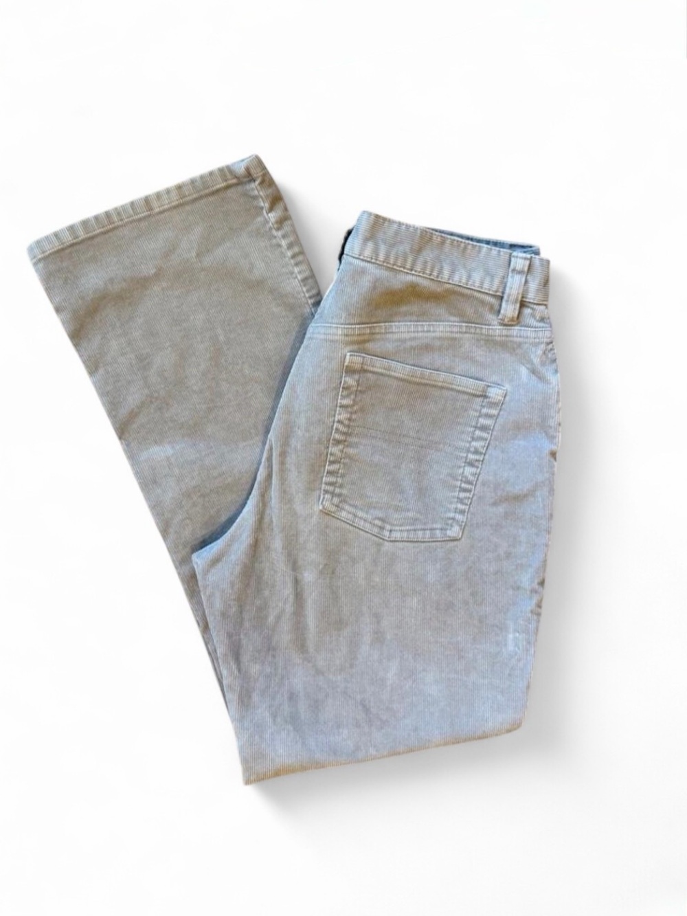 L.L. Bean Vintage Women’s Taupe Corduroy Straight Jeans